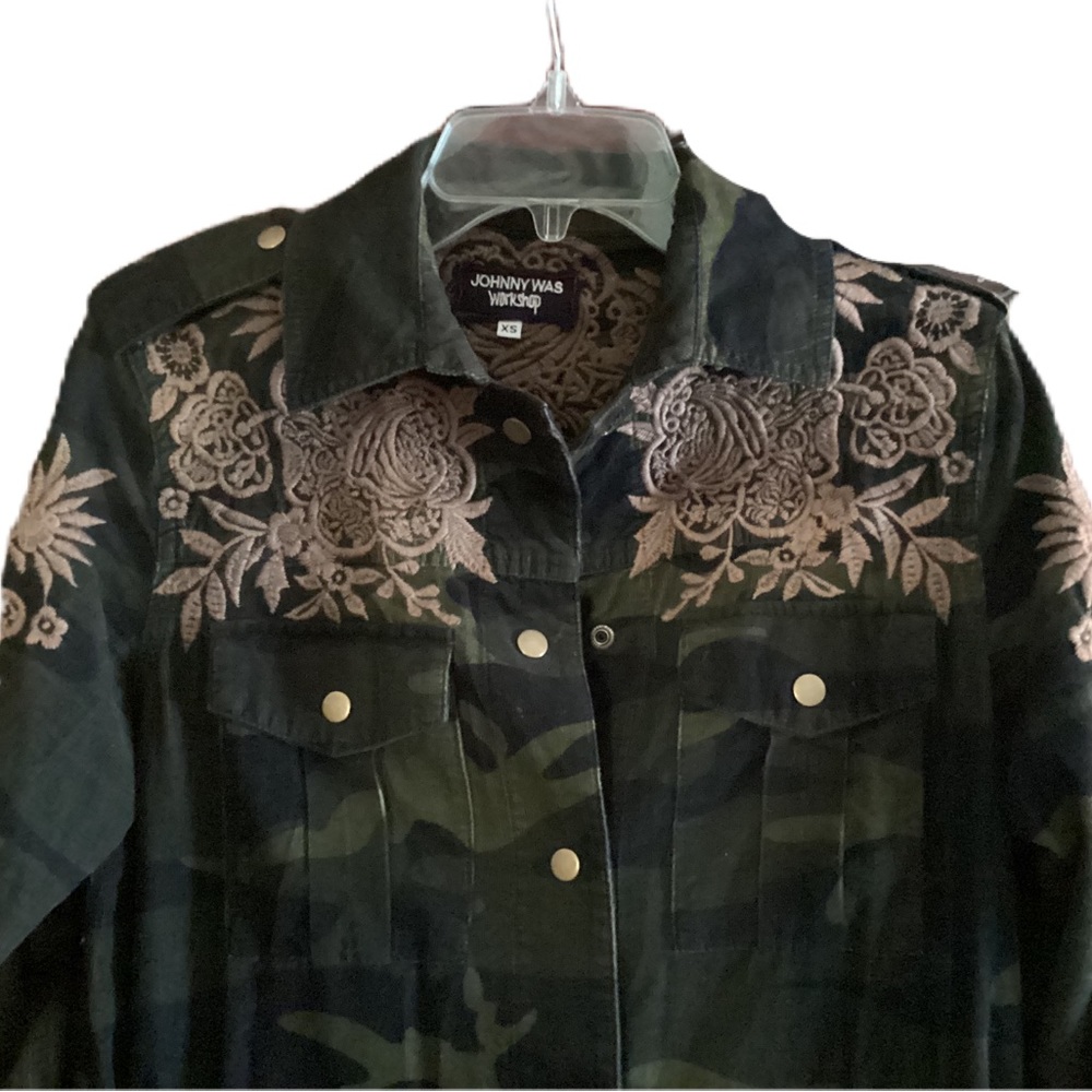 Johnny Was Camo jacket XS - Picture 7 of 7